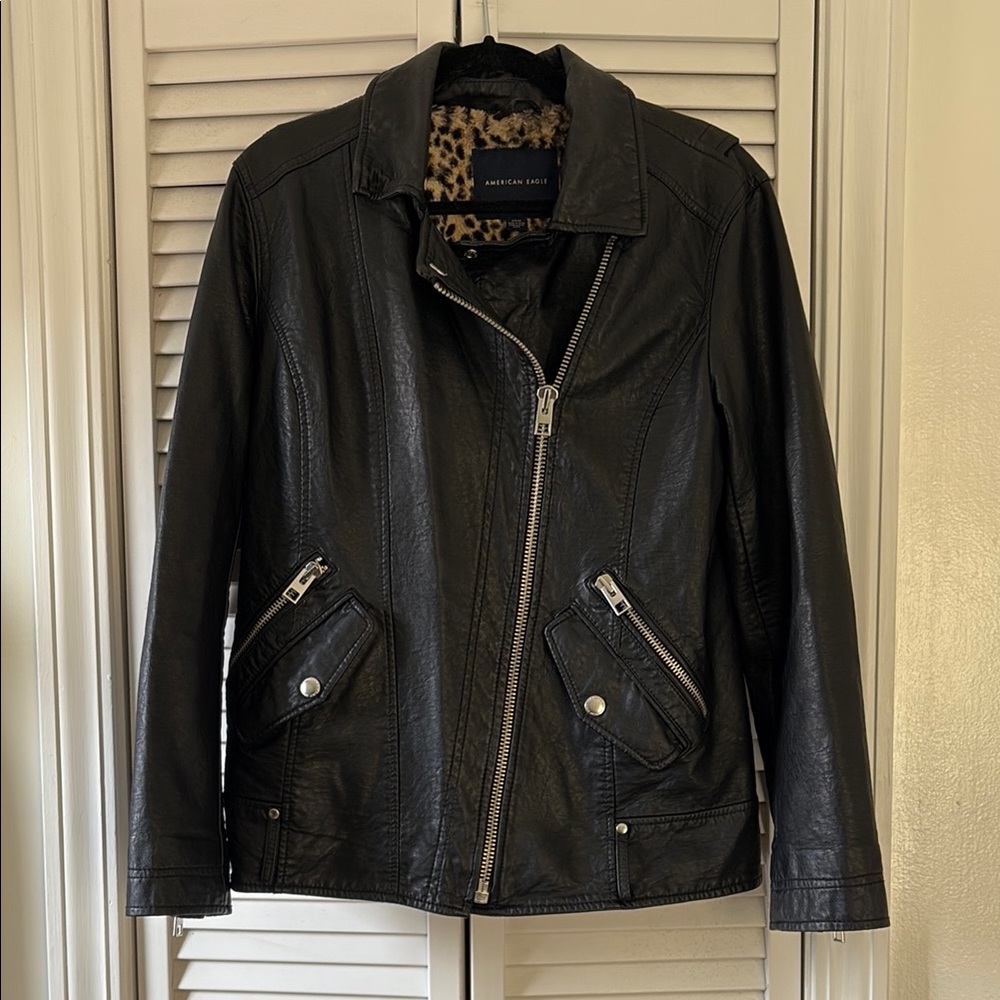 American Eagle Heavyweight Faux Leather Jacket